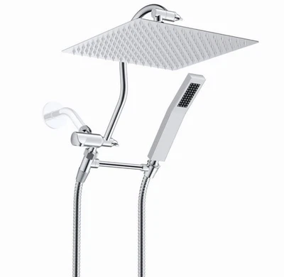 Cabezal de ducha Hibbent All Metal 12 cabezal de ducha de lluvia de alta presión Foto 1 de 3
