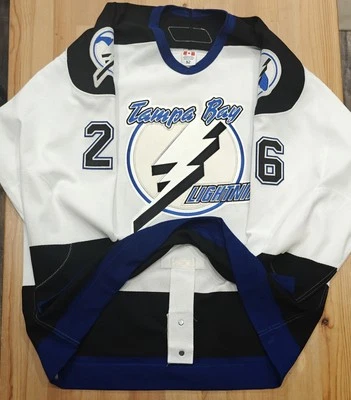 Camiseta deportiva de hockey NHL Tampa Bay Lightning #26 Martin St. Louis talla 52 Reebok 6100 Foto 1 de 4