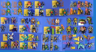 LOTE DE 53 FIGURAS TORTUGAS NINJA MUTANTES ADOLESCENTES REEDICIÓN PLAYMATES Foto 1 de 4