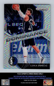 2020-21 Panini Prizm #18 Dominance Prizms Silver Luka Doncic Dallas Mavericks - Bild 1 von 2