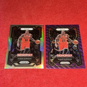 2023-24 Panini Prizm Monopoly DeMar DeRozan #16 Silver & Purple Wave Prizms - Bild 1 von 13