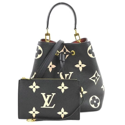 Borsa a tracolla originale LOUIS VUITTON bicolore Neo Noe MM M45497 - 90096K - Immagine 1 di 4