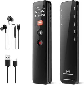 Enregistreur vocal professionnel numérique - 64 Go, noir - portable, compact - SCELLÉ - Photo 1/7