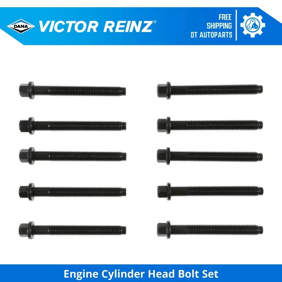 Juego de pernos de culata de motor 2,3 L L4 Victor Reinz 1977-1982 Ford Courier Foto 1 de 1