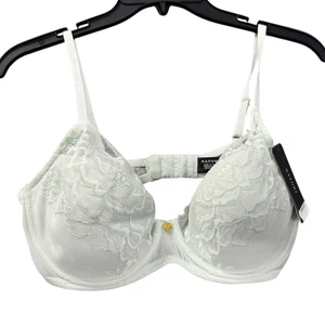 NEU Natori Damen Flora Contour Bügel-BH blau Größe 32D neu mit Etikett kostenloser Versand - Bild 1 von 3