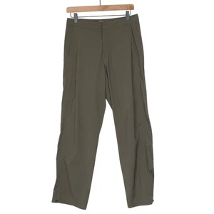 Royal Robbins Pants Womens Sz 6 Olive Green Nylon Blend Outdoor Hiking Pockets - Picture 1 of 10