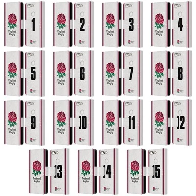 ENGLAND RUGBY UNION 2023/24 PLAYERS HOME KIT LEATHER BOOK CASE FOR GOOGLE PHONES - Image 1 of 4