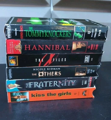 6 Tape VHS Lot. Horror. Tommyknockers, Hannibal, The Others, The X Files,& More! - Image 1 of 4