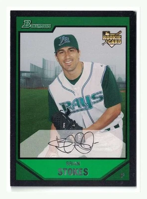 2007 Bowman Draft Picks & Prospects - Brian Stokes #BDP37 - Image 1 of 3