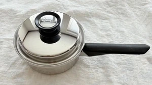 Amway Queen Soßenpfanne mit Deckel 1 Quart Mehrlagig 18/8 Edelstahl USA - Bild 1 von 11