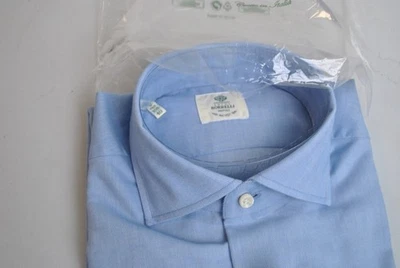 BORRELLI NAPLES ROYAL TAILORING 1ST LINE SIZE 40 HANDMADE COTTON 415.00 BOR-2ffZ - Image 1 of 4