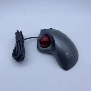 Logitech Trackman Wheel Mouse Trackball Wired USB Model T-BB18 Tested - Picture 1 of 5