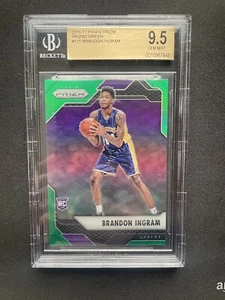 2016-17 Panini Prizm Brandon Ingram Green #131 BGS 9.5 Gem Mint Rookie - Foto 1 di 2