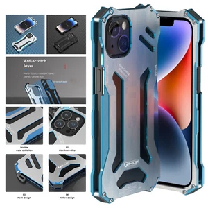 Shockproof Aluminum Metal Heavy Duty Case For iPhone 15 Pro Max 14 13 12 11 XS - Picture 1 of 24