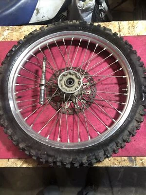 1989 - 1995 Suzuki RM250 OEM conjunto de roda dianteira RM125 RM 125 250 95/4 - Imagem 1 de 4