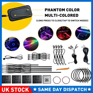 18 in 1 Car Ambient Lighting Kit Neon Full RGB Interior LED Bead Dream Symphony - Picture 1 of 15