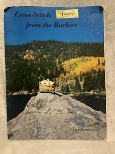 Cross Stitch from the ROCKIES Patterns Booklet Folder 1980 Colorado