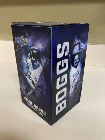 WADE BOGGS Bobblehead  - 3000 Hits - Tropicana Field Stadium Giveaway - NIB Cover