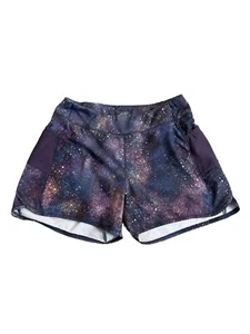 Athleta Girl Shorts 3” Inseam Lined Activewear Gymnastics Running XL/14 Purple - Picture 1 of 5