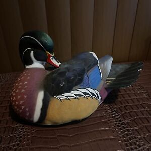 Ducks Unlimited Medallion Special Edition 2005 Drake Wood Duck Decoy