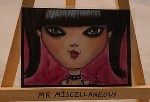 Lim Print ACEO Sketch by Geri Centonze - NCIS - Abby Sciuto - Pauley Perrette #6 - Imagen 1 de 2