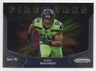 2020 Panini Prizm Fireworks Bobby Wagner Seattle Seahawks #24 - Image 1 of 2