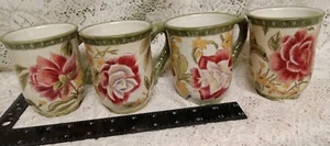 Raymond Waites Certified International Coffee/Teas Mugs 4 Kitschy Cottage - Picture 1 of 10