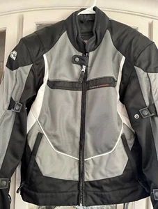 Castle Mens Motorcycle Jacket with Armor in Shoulders Arms Back Sz M, NWOT - Picture 1 of 5
