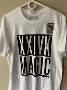 Bruno Mars XXIVK 24K Magic Tour Double Sided size L Large T Shirt Hip Hop Tee - Picture 1 of 6