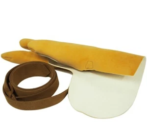 Kyudo mitsugake three-finger glove for Japanese archery J-161 deerskin Size L - Picture 1 of 7