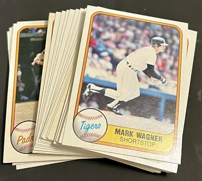 1981 Fleer Baseball Pick Choose Your Card Complete Your Set (#'s 478- 660) - Image 1 of 4