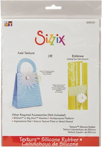 Accesorio Sizzix Texturz - goma silicona, gris - Imagen 1 de 1