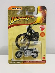 Matchbox Indiana Jones Themed Ducati Scrambler 6/100 2024 Long Card - Picture 1 of 2