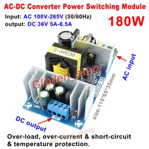 High Power AC-DC Converter 110V 220V 230V to 36V 5A 180W Switching Power Supply - Picture 1 of 6
