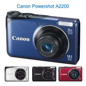 Canon PowerShot A2200 14.1 MP Digital Camera - Red / Black / Blue / White - Picture 1 of 16