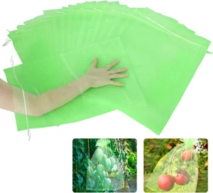 Fruit Protection Bags, Kikhope 20 Pcs 20''×14''Fruit Netting Bags, Garden Fruit - Picture 1 of 12