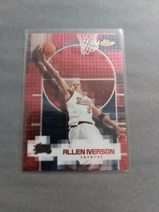 00-01 Topps Finest Allen Iverson #11 76ers - Picture 1 of 2