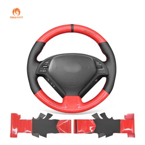 MEWANT DIY PU cuero fibra de carbono cubierta de volante coche para Infiniti G25 G35 G37 EX35 - Imagen 1 de 11