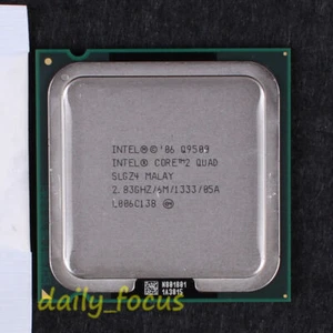 Intel Core 2 Quad Q9500 SLGZ4 2.83 GHz AT80580PJ0736ML CPU LGA 775 1333 MHz - Picture 1 of 2