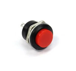 Mini interruptor pulsador rojo salida nitrosa - Imagen 1 de 1