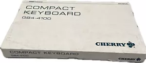 CHERRY Compact-Keyboard G84-4100LPADE-0, QWERTZ Tastatur, kabelgebunden, grau - Bild 1 von 1