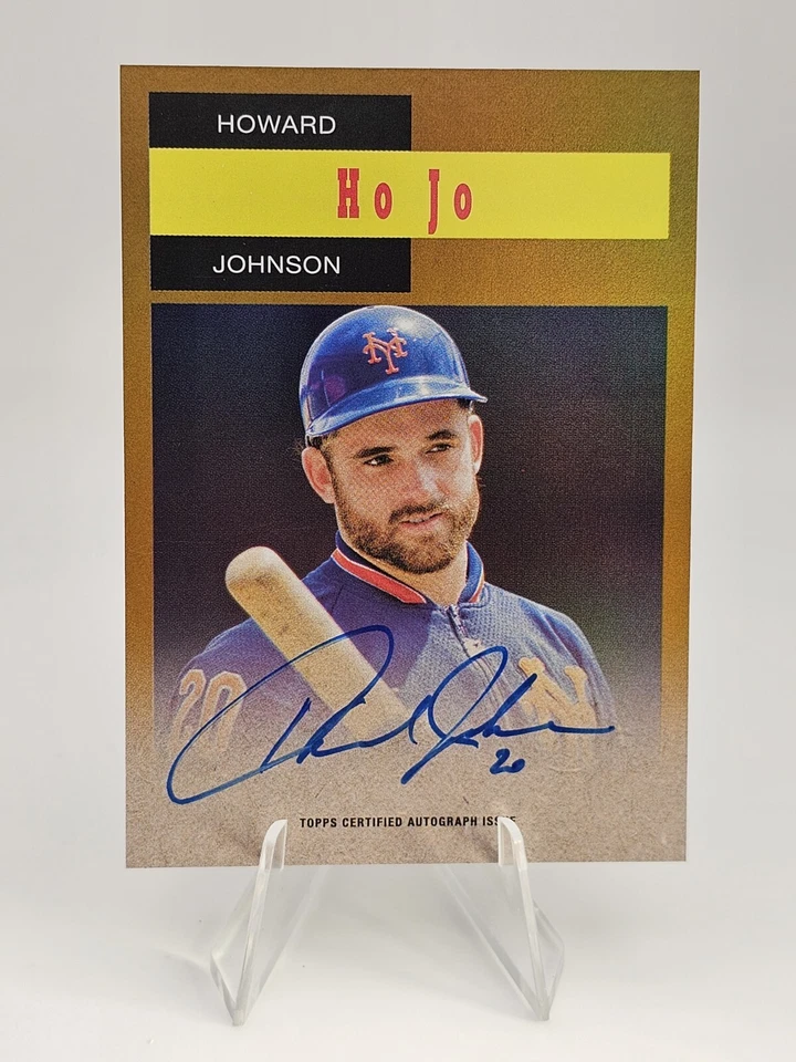 2024 Topps Archives /50 GOLD 1958 TV Westerns Auto Howard Johnson #58TV-HJ Mets - Image 1 of 2