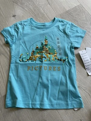 *Disney...Walt Disney Pictures Reversible Sequin Girl’s shirt size XS ⭐️🌻 - Image 1 of 3