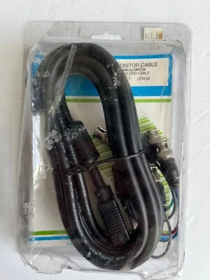 VGA to 5 BNC RGBHV 10Ft Male to Male Cable with Ferrites - Open Box - Image 1 of 4