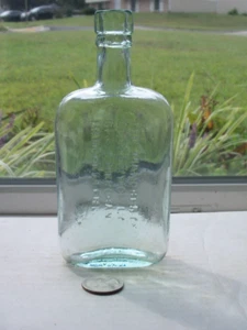 SCHÖNER WHISKEY-KOLBEN, THE ANCHESTER BREWERY CO LTD SPIRIT MERCHANT MANCHESTER - Bild 1 von 1