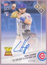 Ian Happ Cubs Autograph 2017 Topps Now RC MLB All Star Rookie OS-11D 25/49 AUTO