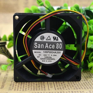 1PC New 109P0824A209 For SANYO San Ace80 24V 0.29A cooling fan#QW - Picture 1 of 5