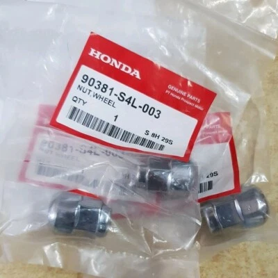 Se adapta a Honda CR-V 97-06 tuerca de rueda delantera/trasera acero cromado 90381-S4L-003 1 pieza Foto 1 de 4
