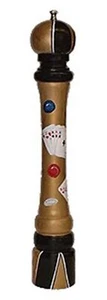 18" Monarch Hand Painted Pepper Mill - Casino Edition - Picture 1 of 2