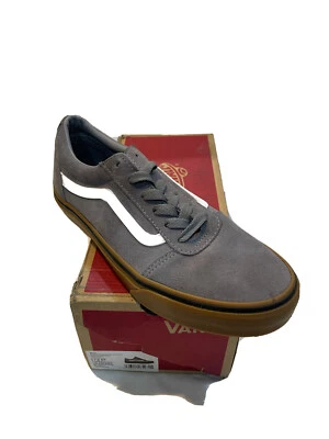 Talla 7 Juvenil - Zapatos VANS Ward, Color Gamuza Gris Escarcha/Goma Foto 1 de 4